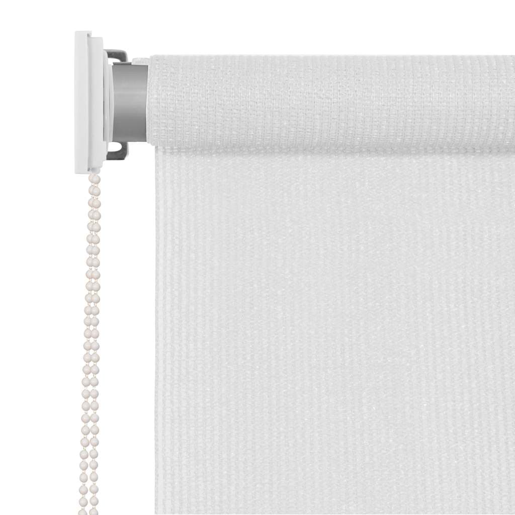 vidaXL Rullgardin utomhus 125 (B) x 140 (H) cm vit