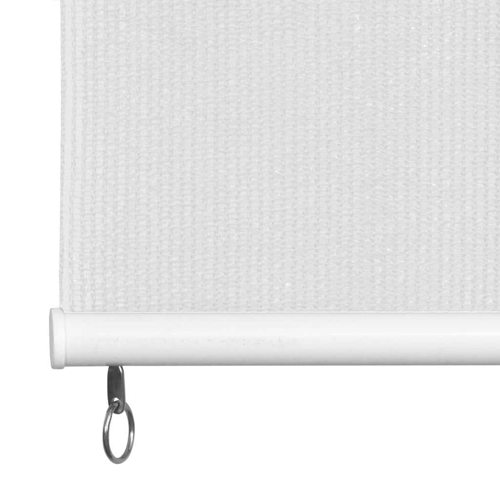 vidaXL Rullgardin utomhus 125 (B) x 140 (H) cm vit