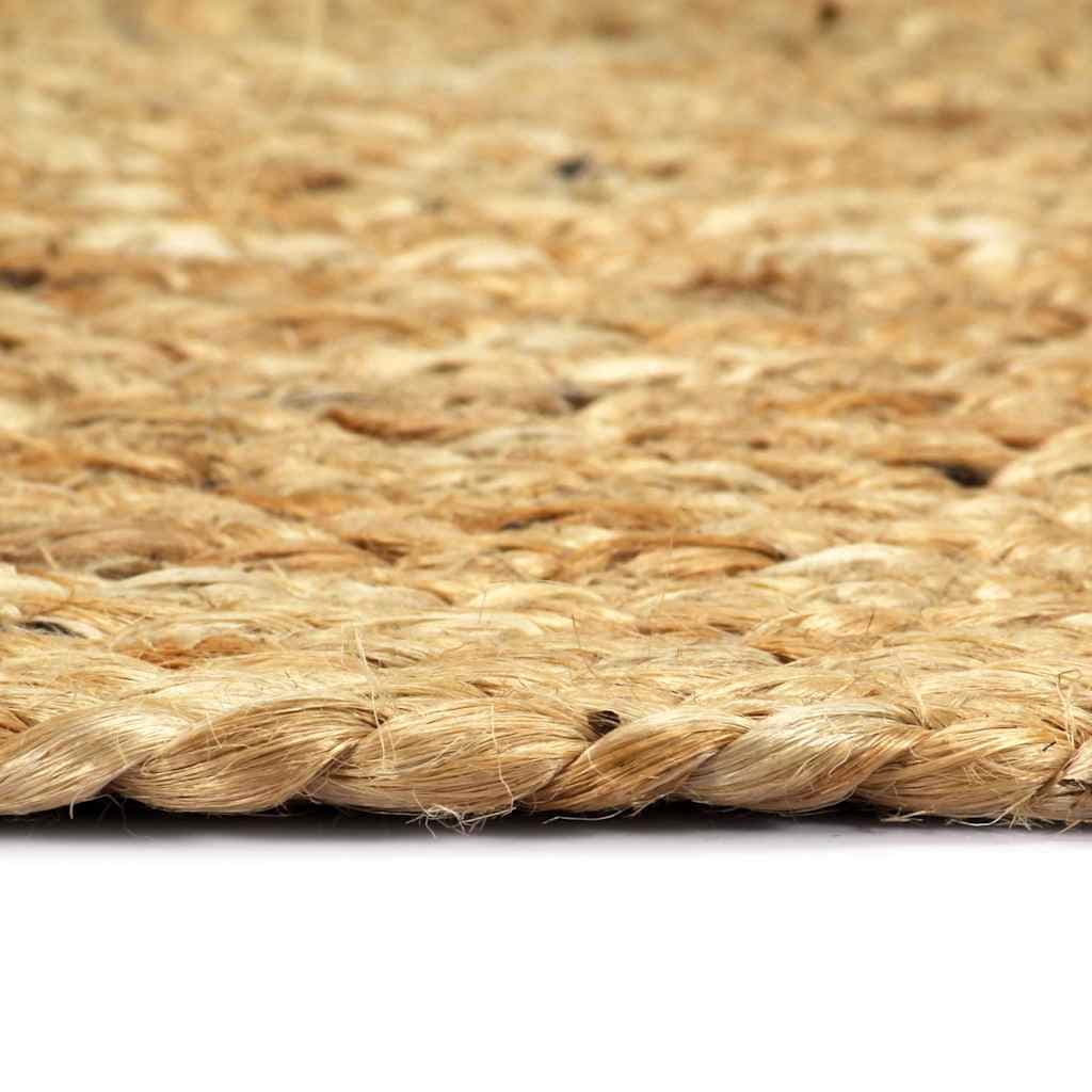 vidaXL Bordstabletter 6 st naturlig 38 cm rund jute