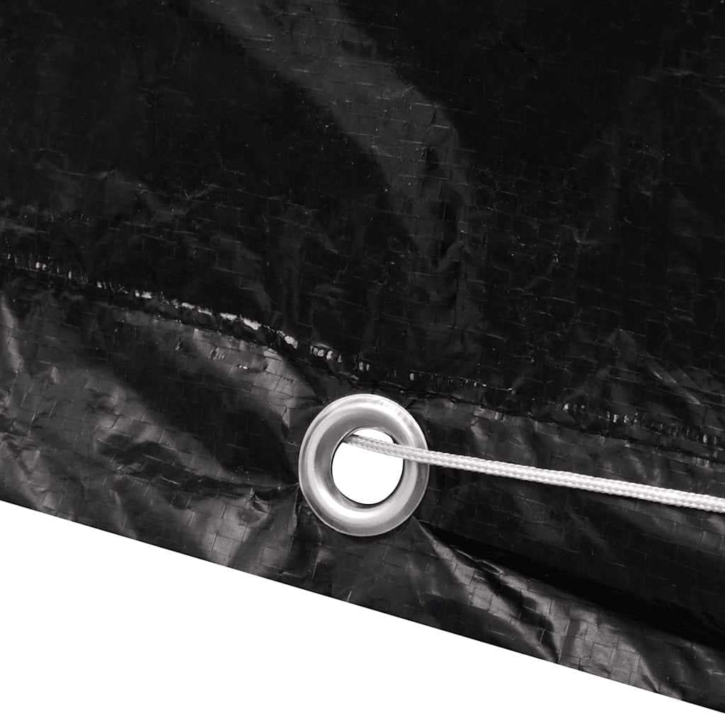vidaXL Överdrag för trädgårdsmöbler med 8 öljetter 200 x 160 x 70 cm