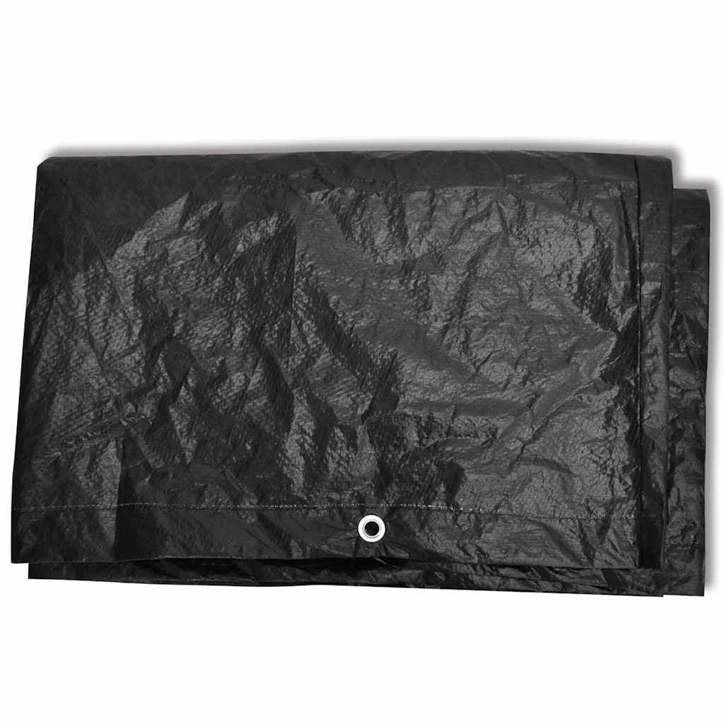 vidaXL Överdrag för trädgårdsmöbler med 8 öljetter 200 x 160 x 70 cm