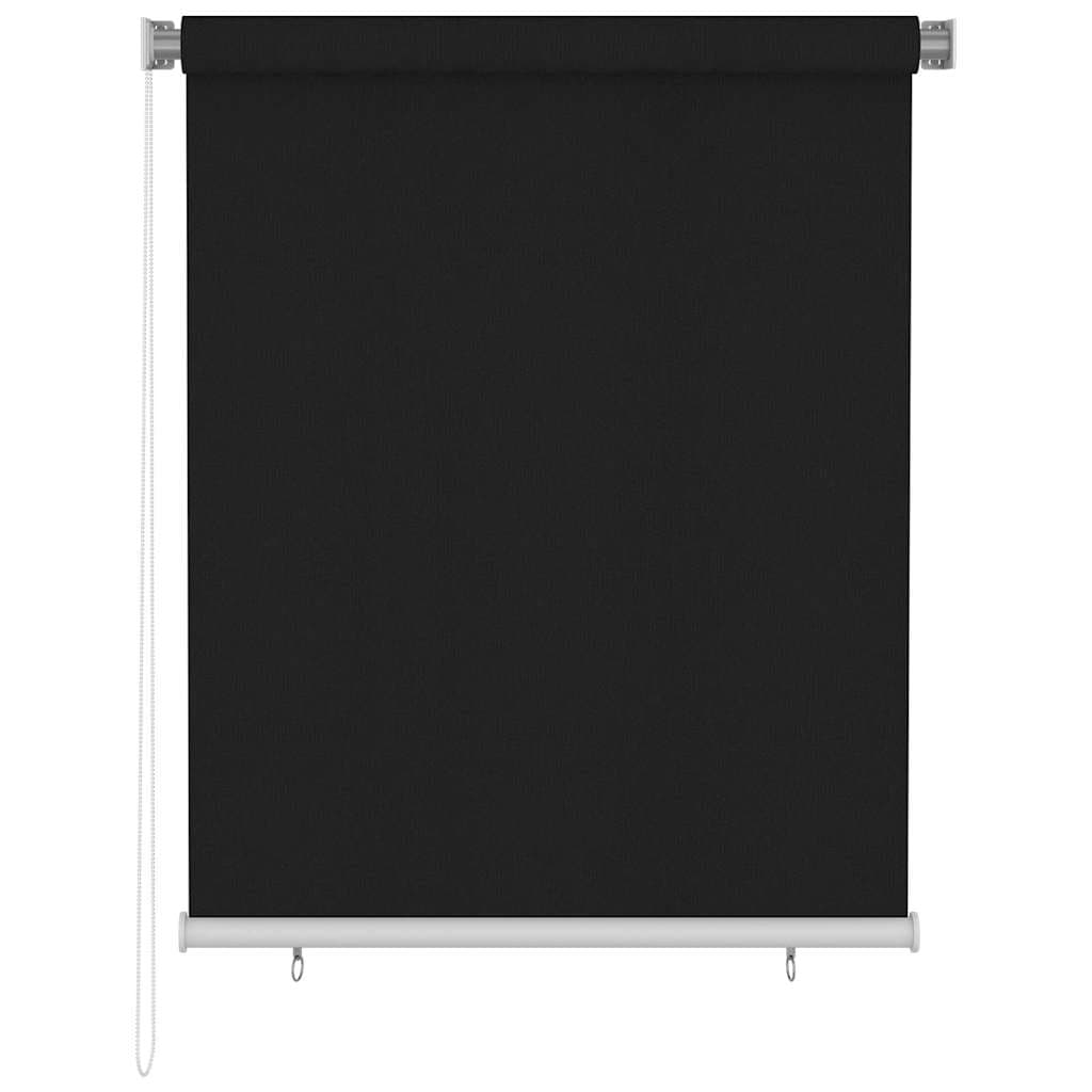 vidaXL Rullgardin utomhus 125 (B) x 140 (H) cm svart