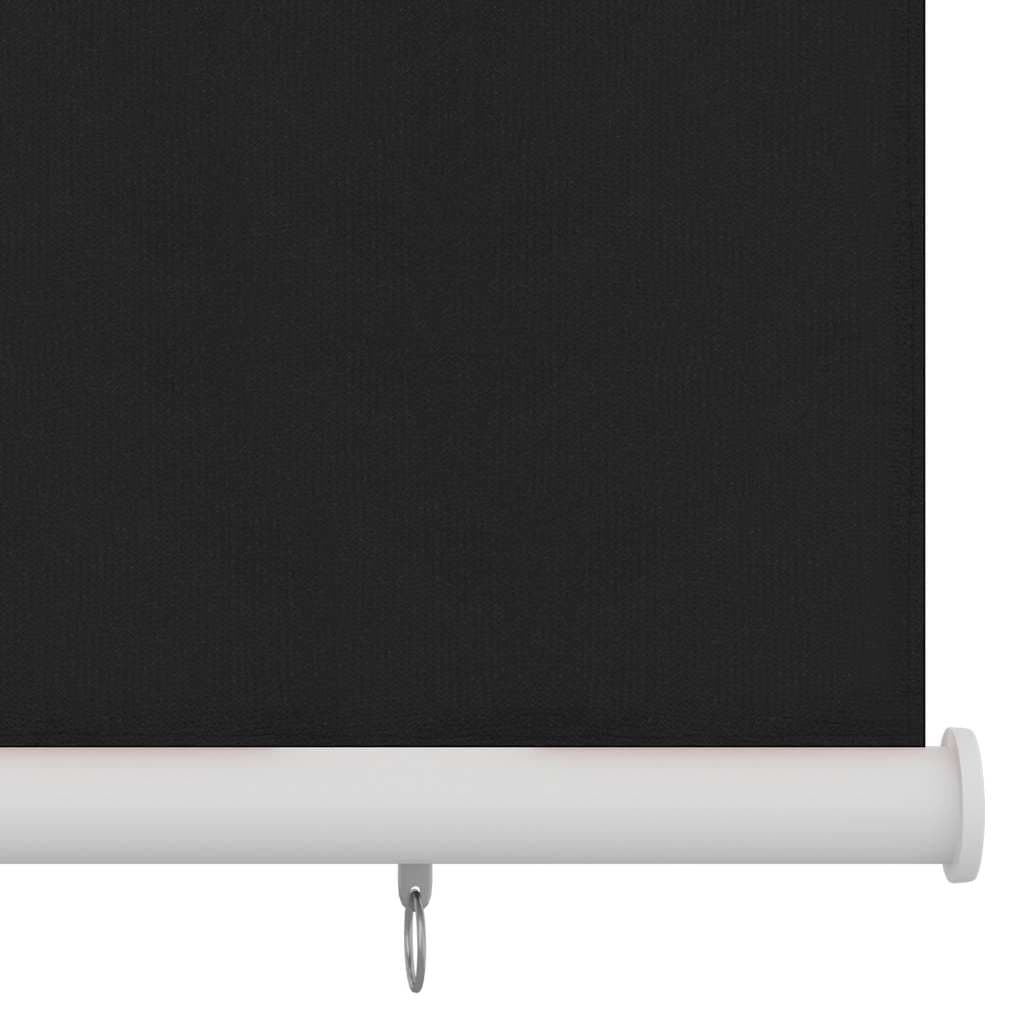 vidaXL Rullgardin utomhus 125 (B) x 140 (H) cm svart