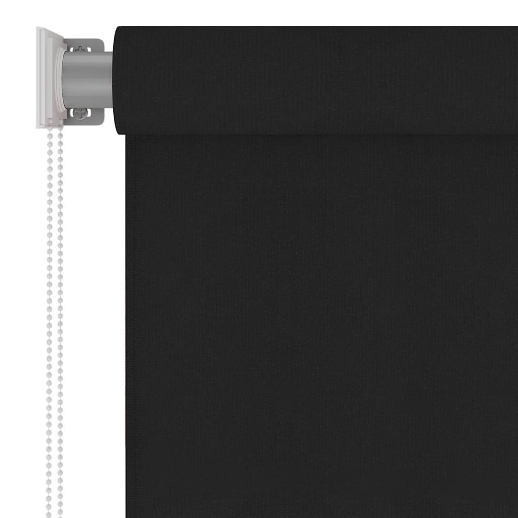 vidaXL Rullgardin utomhus 125 (B) x 140 (H) cm svart