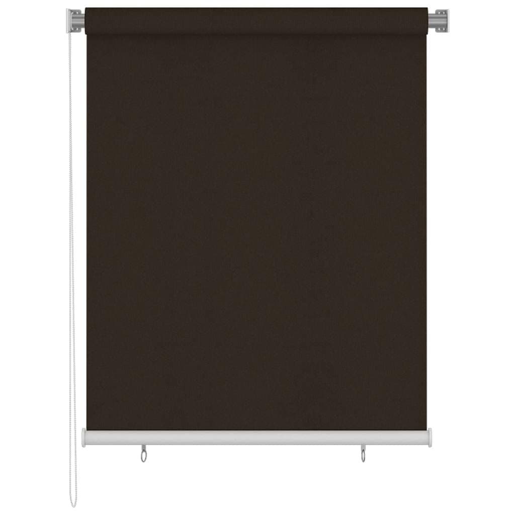 vidaXL Rullgardin utomhus 125 (B) x 140 (H) cm brun