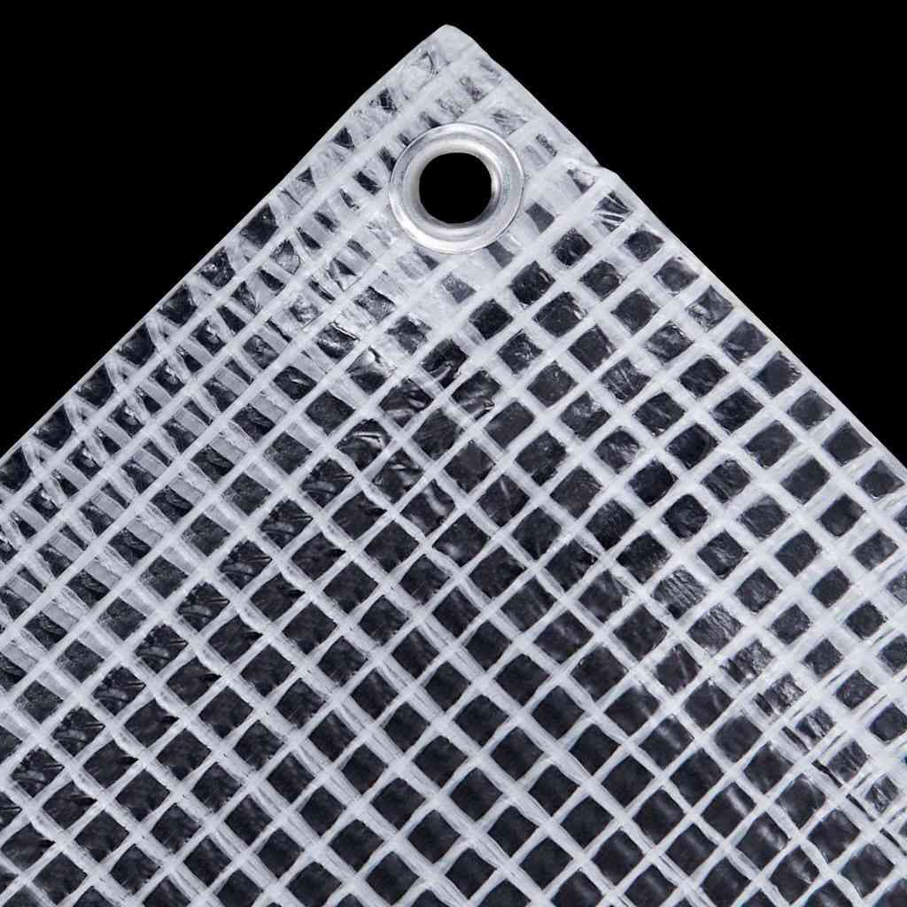 vidaXL Leno presenning 140 g/m² 3x6 m vit