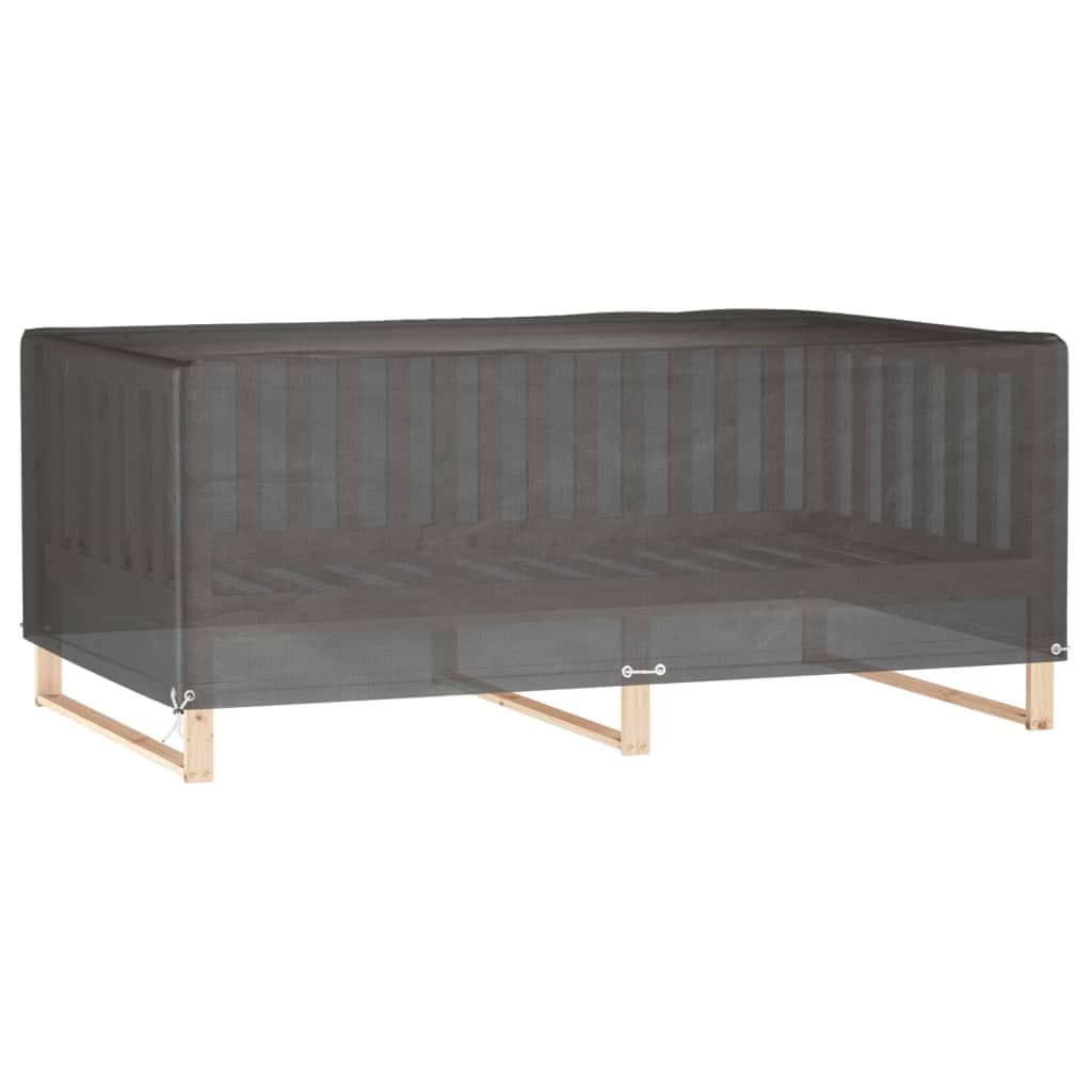 vidaXL Överdrag för trädgårdsmöbler 12 ölj. 227x152x65 cm rektangulärt