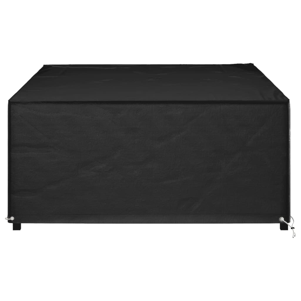vidaXL Överdrag för trädgårdsmöbler 12 ölj. 227x152x65 cm rektangulärt