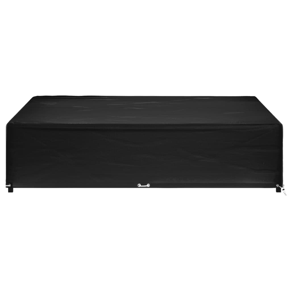 vidaXL Överdrag för trädgårdsmöbler 16 ölj. 240x240x55 cm fyrkantig