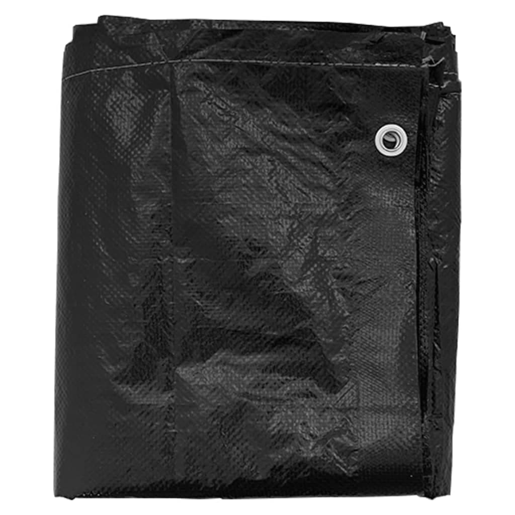 vidaXL Överdrag för trädgårdsbänk 12 öljetter 210x70x70/88 cm polyeten
