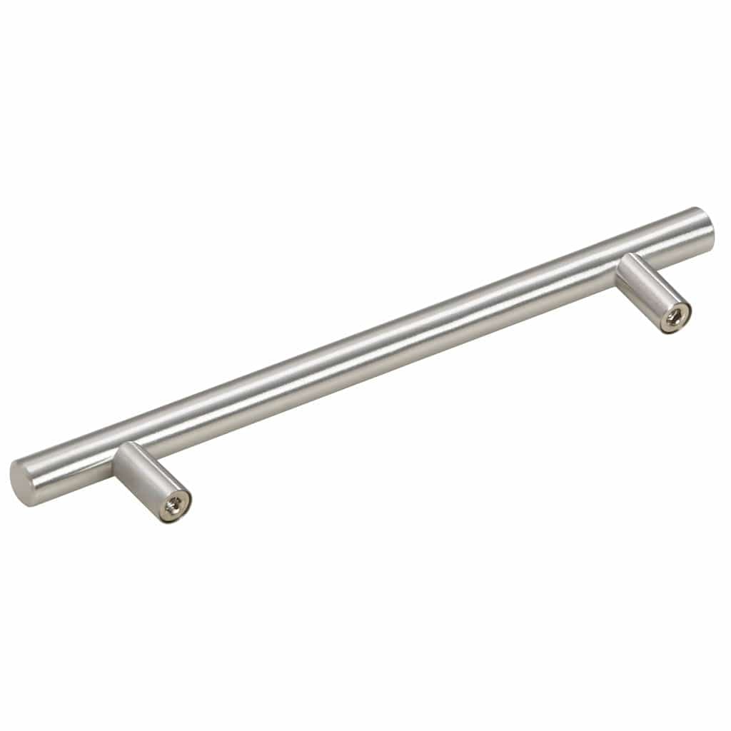 vidaXL Skåphandtag 10 st silver centrumavstånd 160 mm total längd 224 mm rostfritt stål