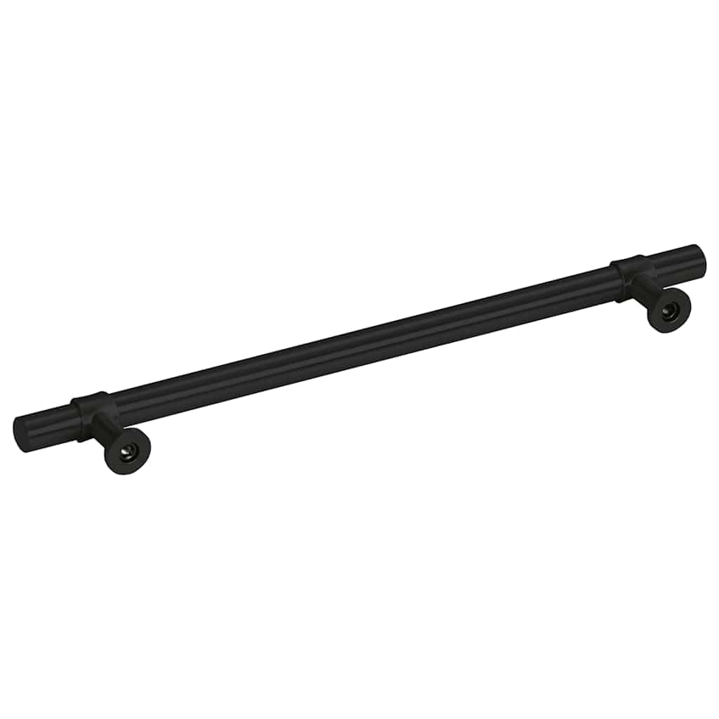 vidaXL Skåphandtag 5 st svart 192 mm rostfritt stål