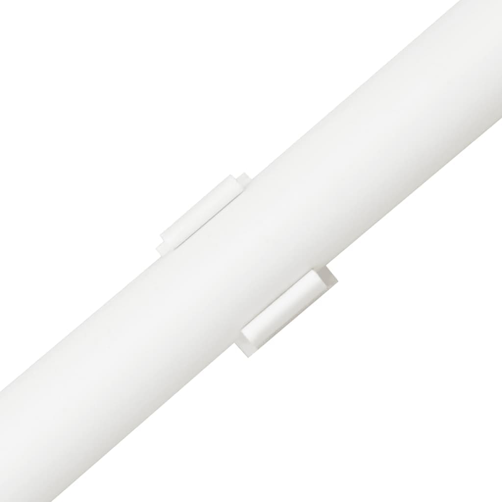 vidaXL Kabelkanal med klämmor Ø16 mm 10 m PVC
