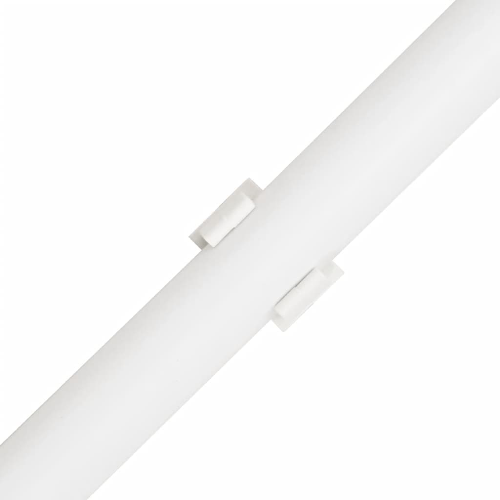 vidaXL Kabelkanal med klämmor Ø25 mm 10 m PVC