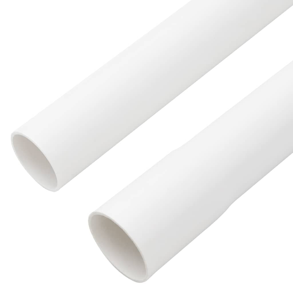 vidaXL Kabelkanal med klämmor Ø32 mm 10 m PVC