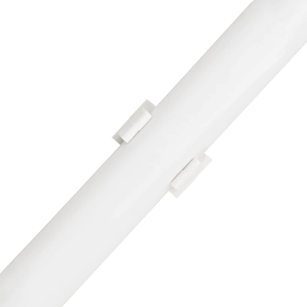 vidaXL Kabelkanal med klämmor Ø32 mm 10 m PVC