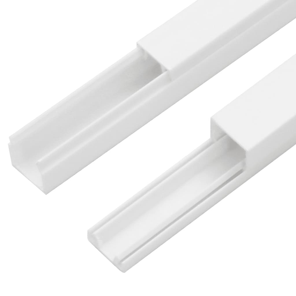 vidaXL Kabelkanal 15x10 mm 10 m PVC