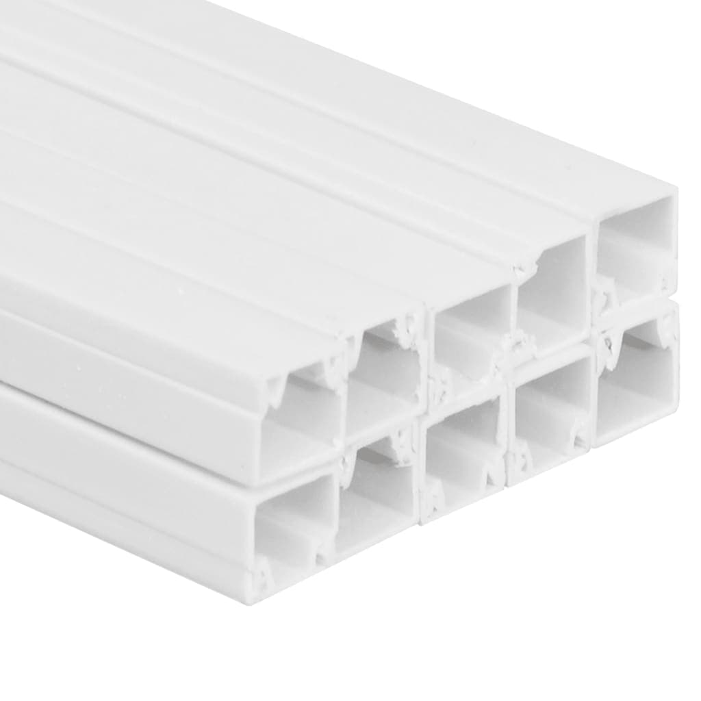 vidaXL Kabelkanal 25x25 mm 10 m PVC