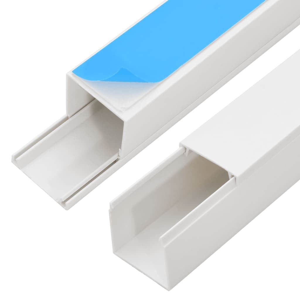 vidaXL Kabelkanal självhäftande 25x25 mm 10 m PVC