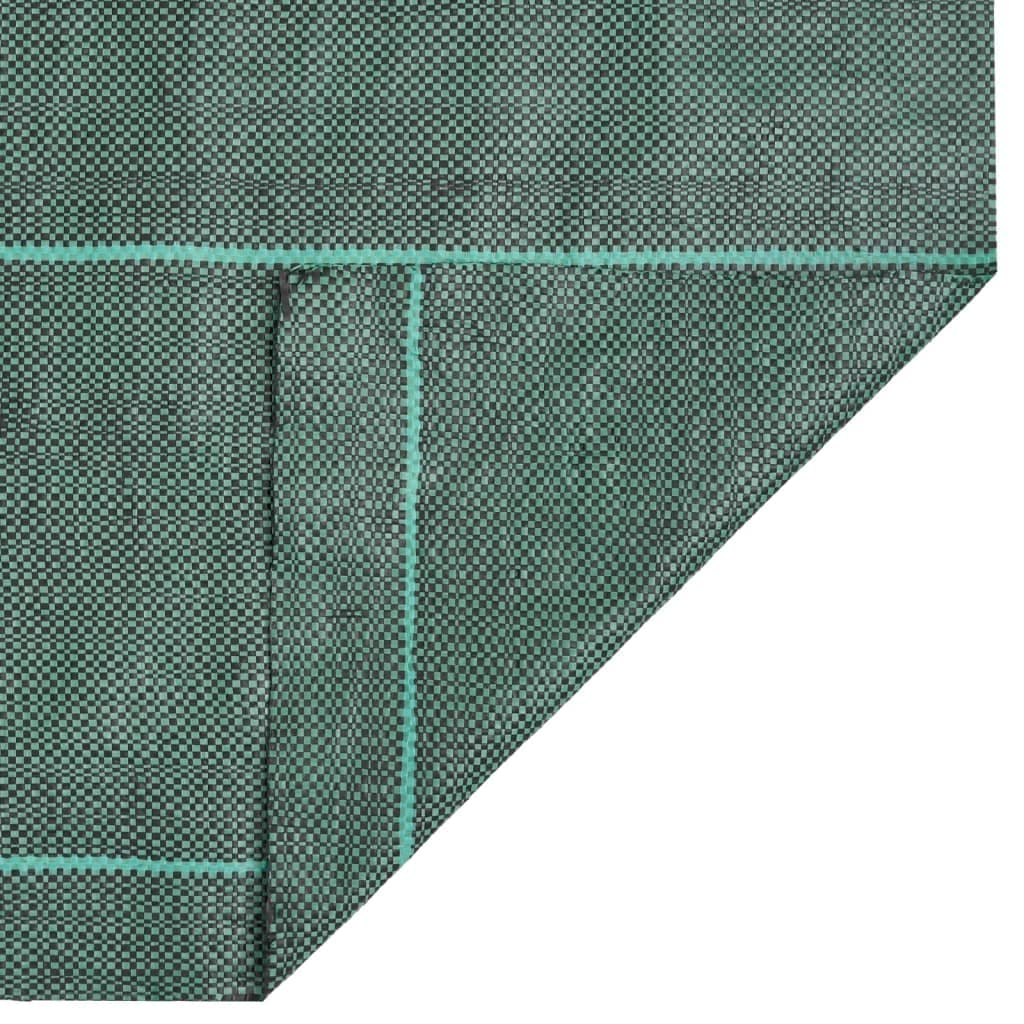 vidaXL Ogräsmatta grön 1x25 m PP