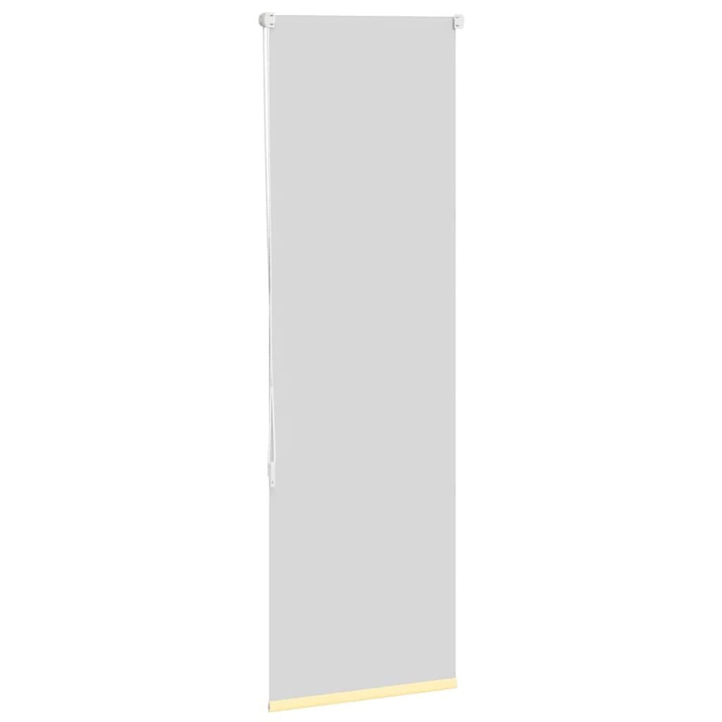 vidaXL Rullgardin mörkläggningsgul 40x150 cm tyg bredd 35,7 cm