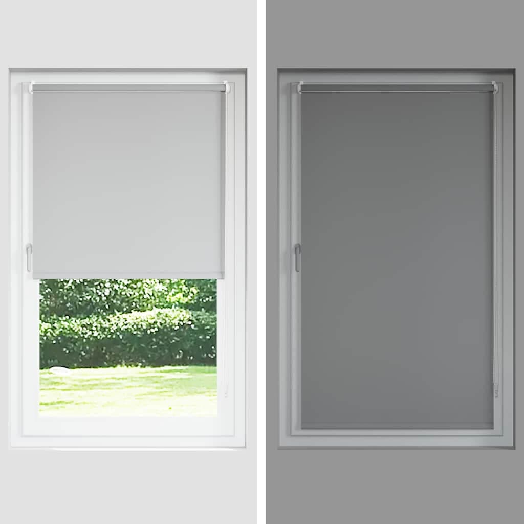 vidaXL Rullgardin mörkläggningsgul 40x150 cm tyg bredd 35,7 cm