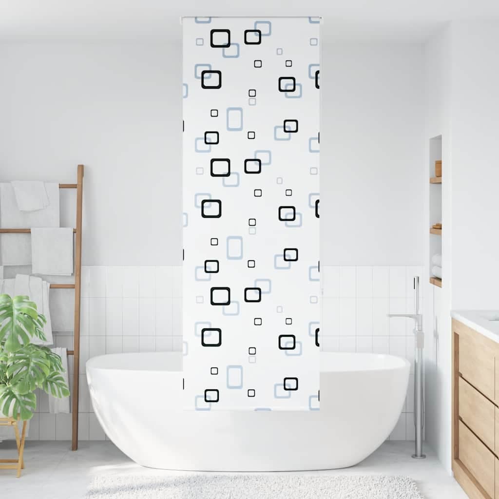 vidaXL Rullgardin för dusch 70x240 cm tyg bredd 66 cm
