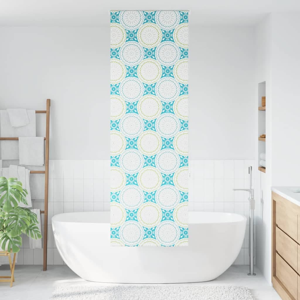 vidaXL Rullgardin för dusch 70x240 cm tyg bredd 66 cm