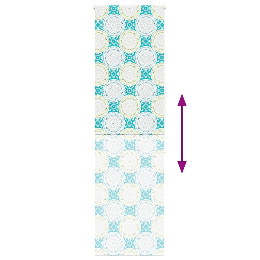 vidaXL Rullgardin för dusch 70x240 cm tyg bredd 66 cm