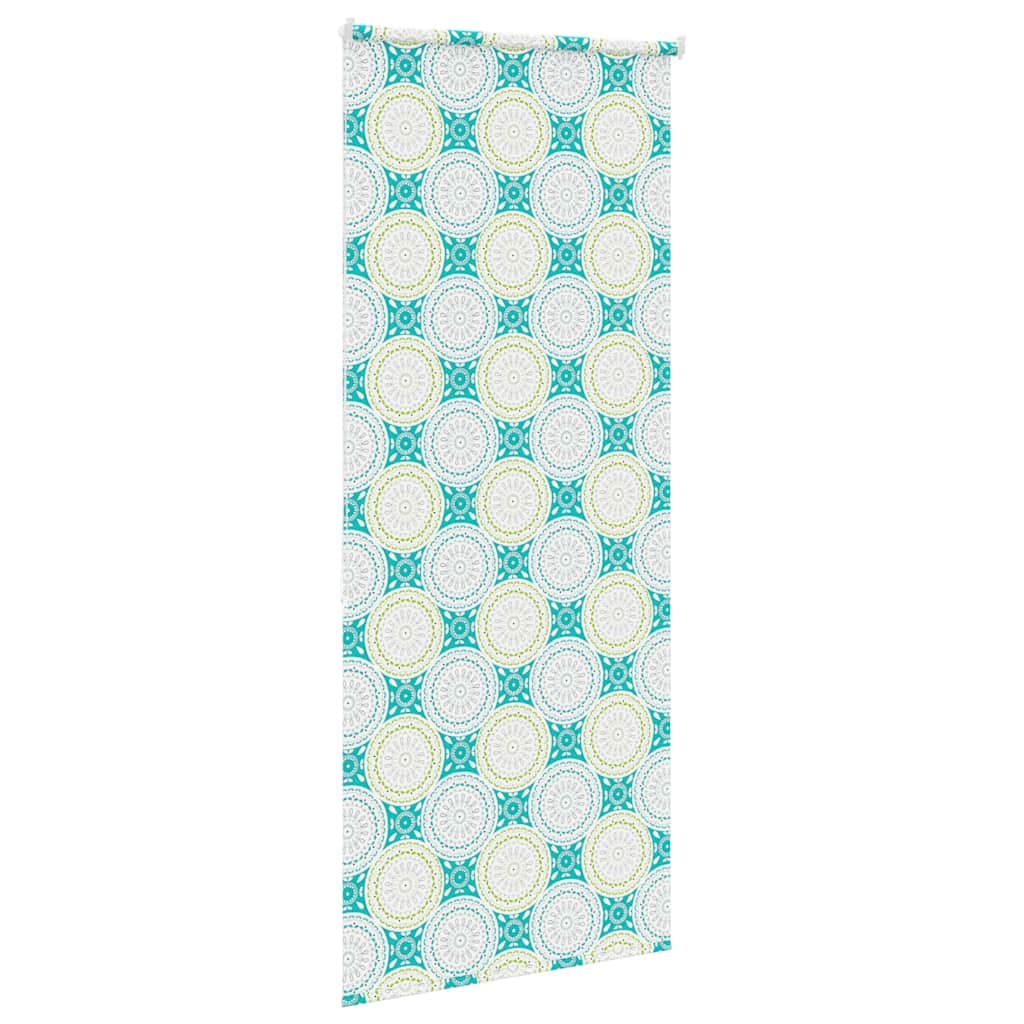 vidaXL Rullgardin för dusch 90x240 cm tyg bredd 86 cm