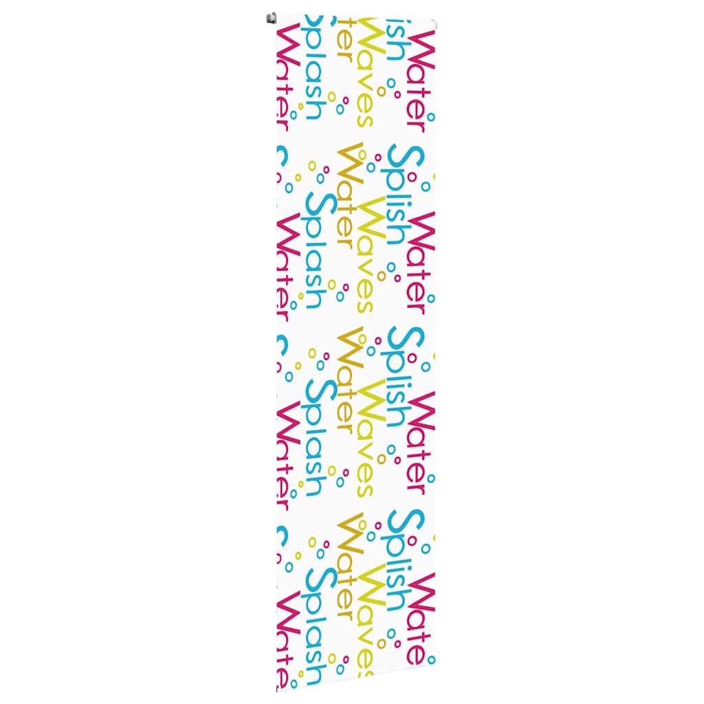 vidaXL Rullgardin för dusch 60x240 cm tyg bredd 56 cm