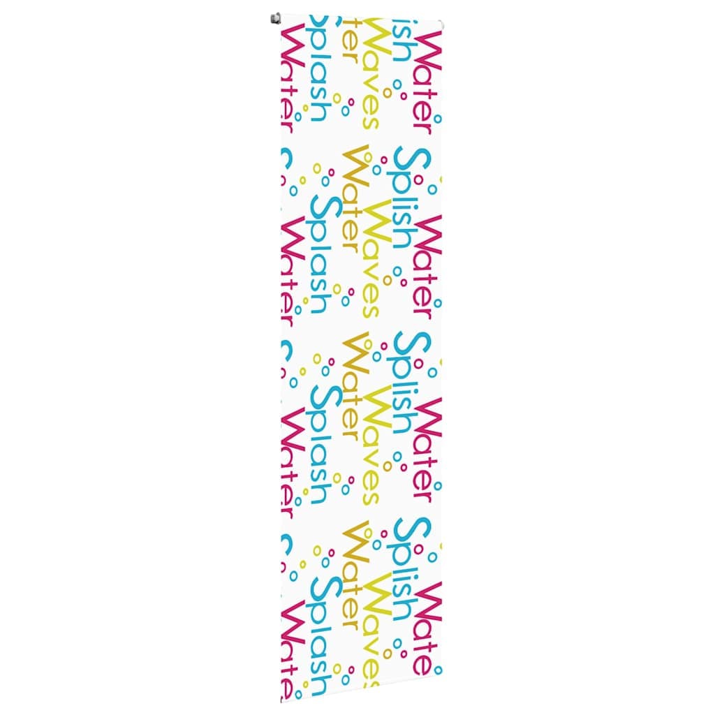 vidaXL Rullgardin för dusch 70x240 cm tyg bredd 66 cm