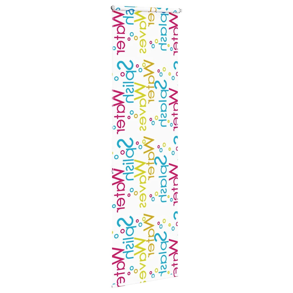 vidaXL Rullgardin för dusch 70x240 cm tyg bredd 66 cm