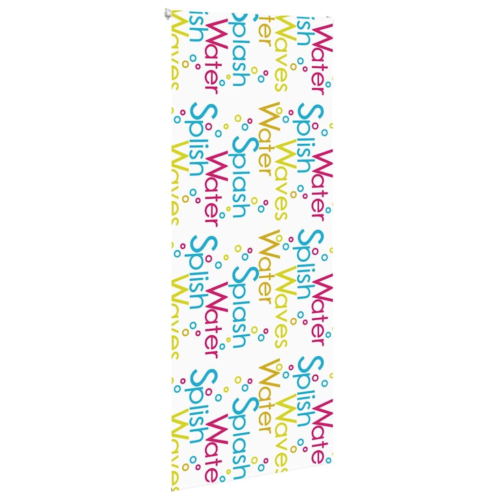 vidaXL Rullgardin för dusch 90x240 cm tyg bredd 86 cm