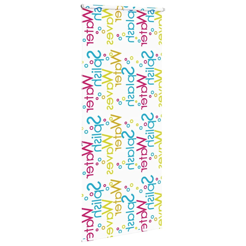 vidaXL Rullgardin för dusch 110x240 cm tyg bredd 106 cm