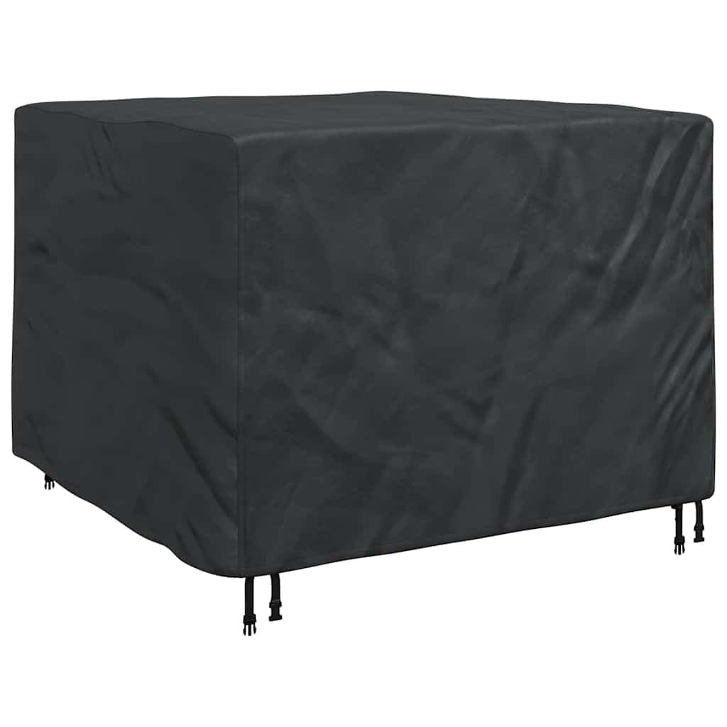 vidaXL Möbelöverdrag Svart 135 x 135 x 90 cm 210D Oxford Tyg