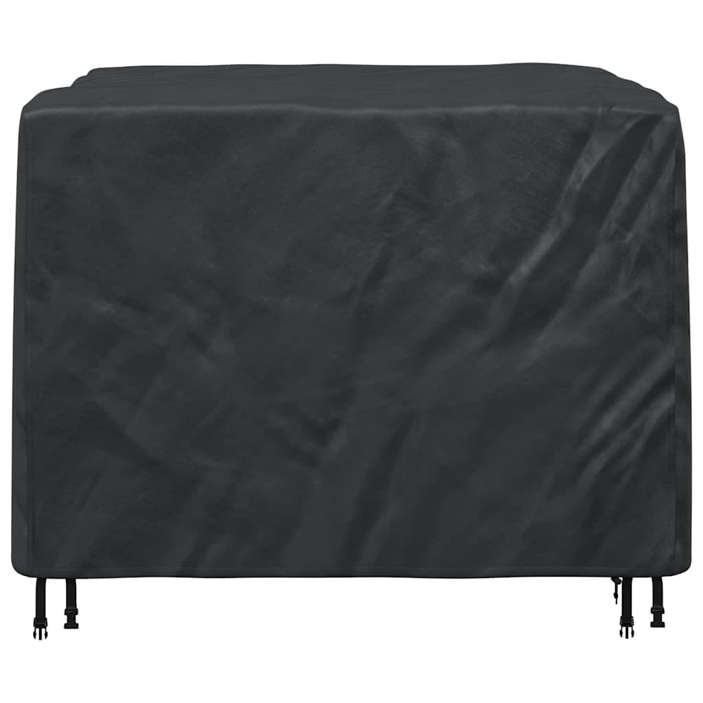 vidaXL Möbelöverdrag Svart 135 x 135 x 90 cm 210D Oxford Tyg