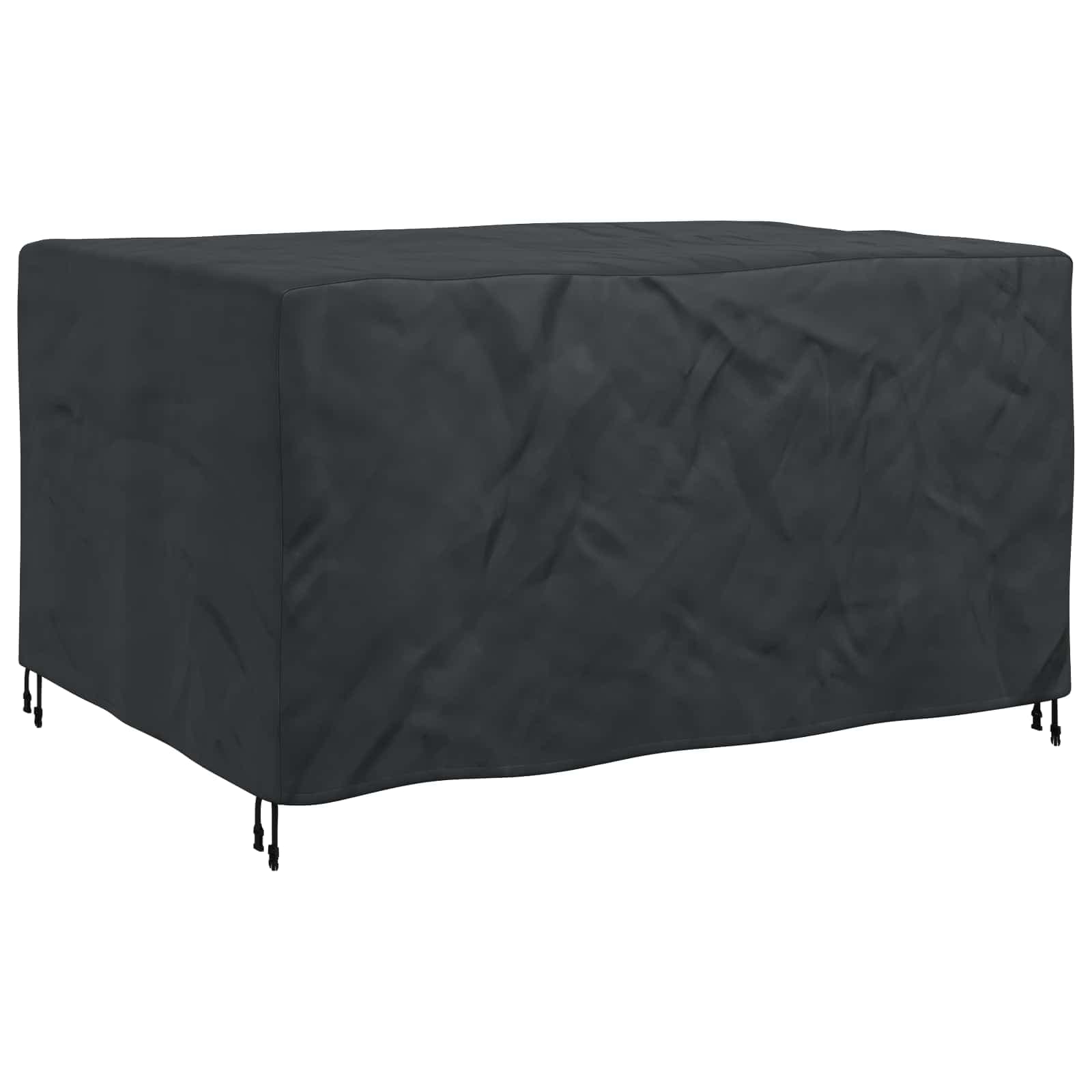 vidaXL Möbelöverdrag Enfärgad Svart 180 x 140 x 90 cm 210D