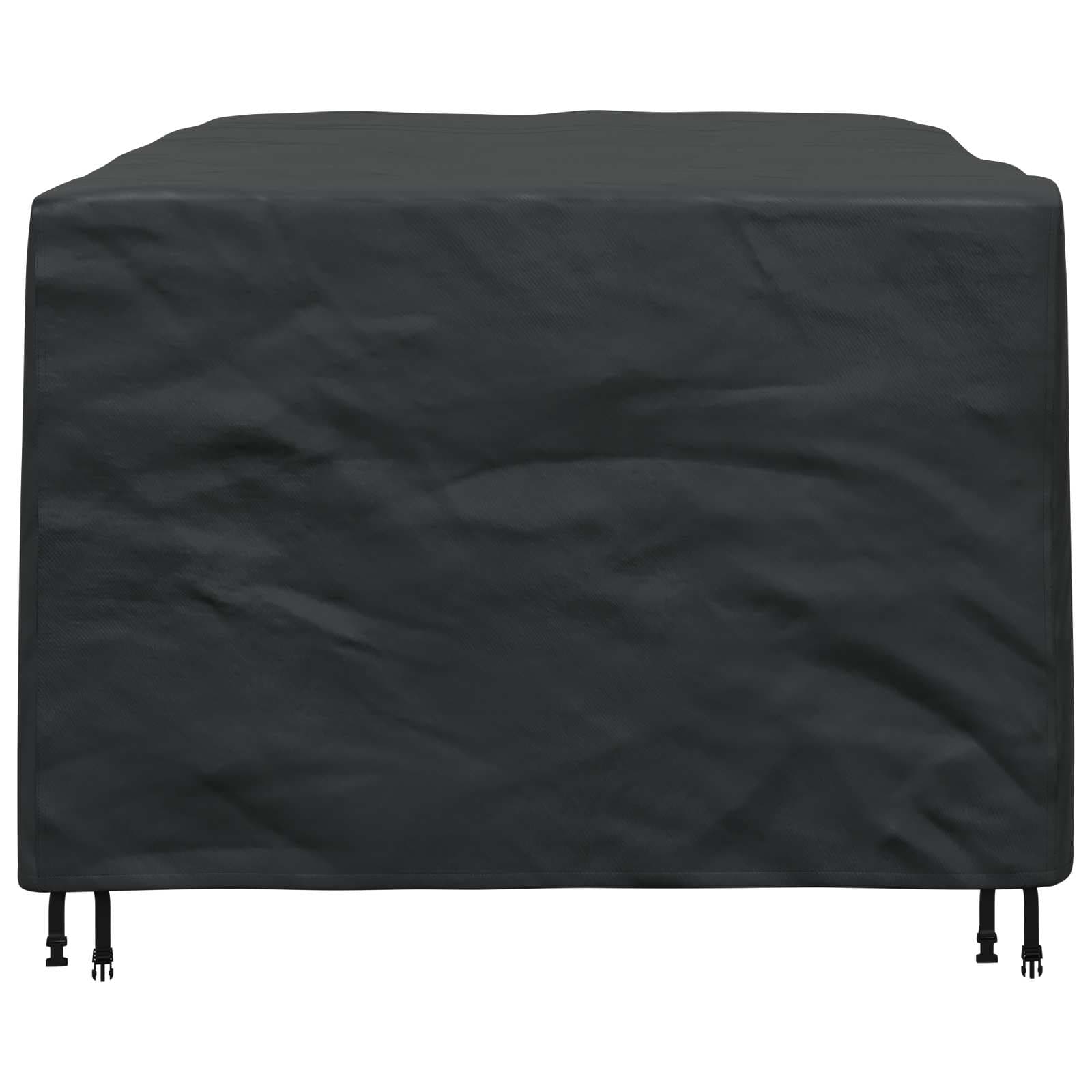 vidaXL Möbelöverdrag Enfärgad Svart 180 x 140 x 90 cm 210D