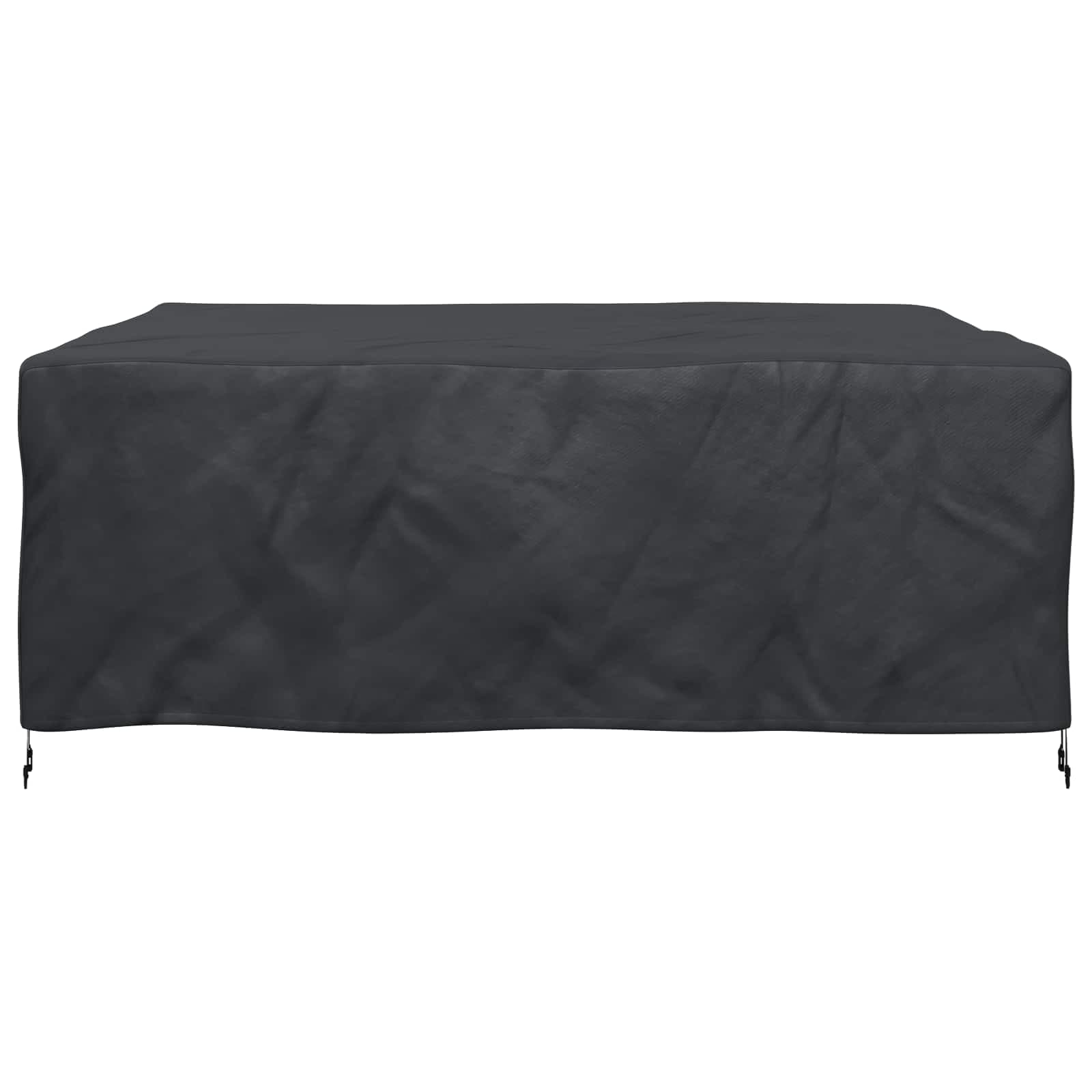 vidaXL Möbelöverdrag Enfärgad Svart 210 x 200 x 70 cm 210D