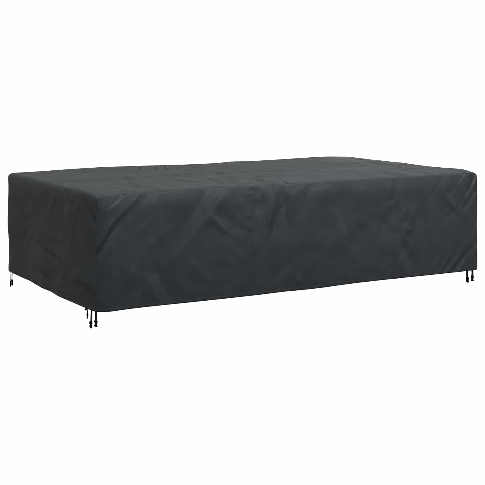 vidaXL Möbelöverdrag Enfärgad Svart 315 x 180 x 74 cm 210D