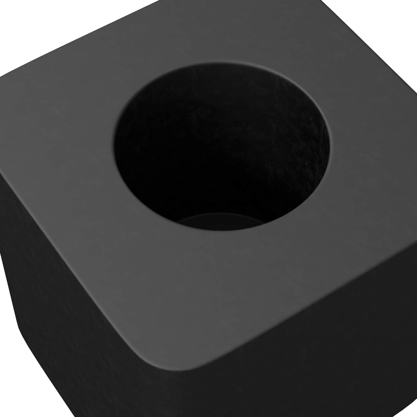 vidaXL Lådhållare 12 st Svart 15 x 15 x 15mm PP Copolymer
