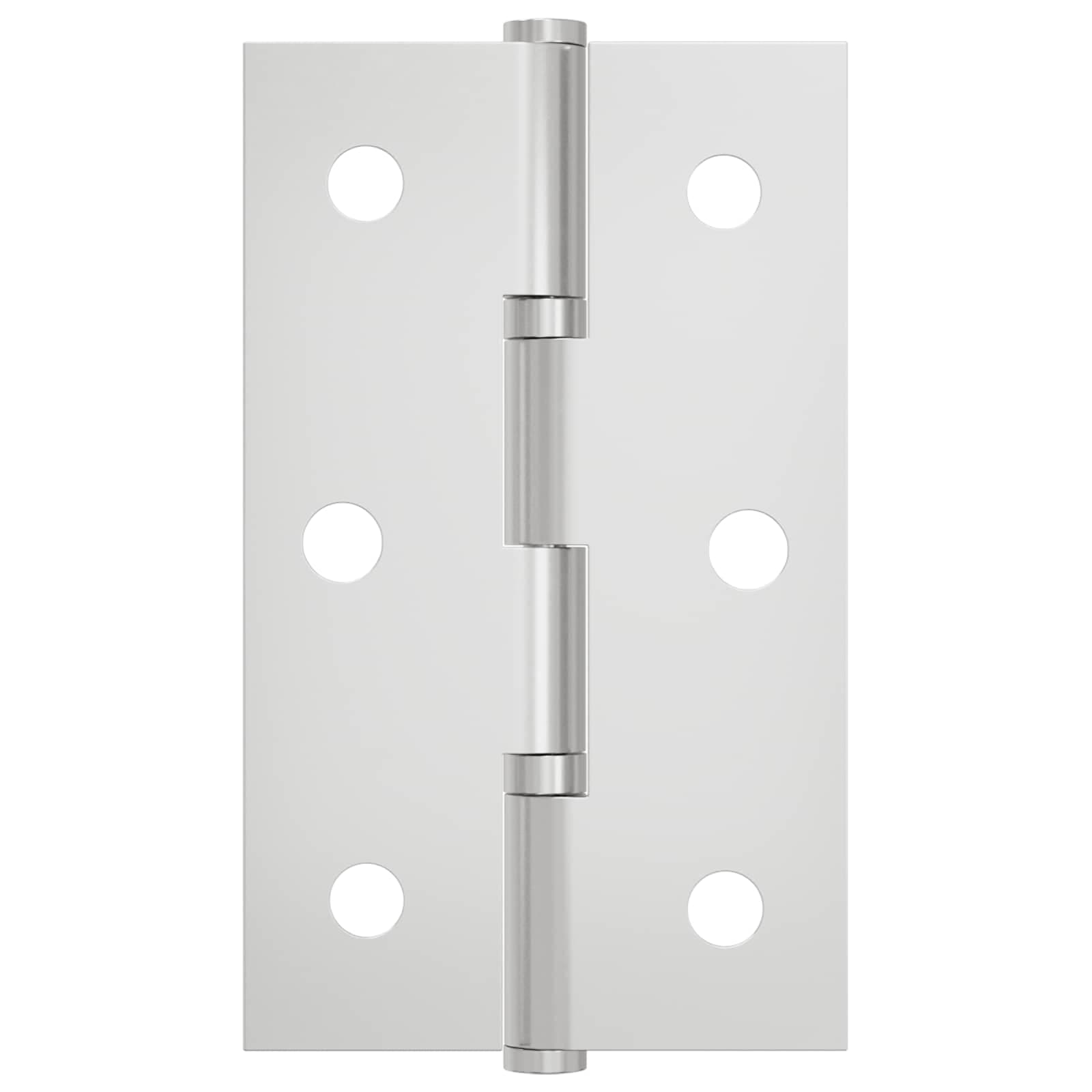 vidaXL Gångjärn Enfärgad 12 st Silver 58 x 35 x 1 mm Stål