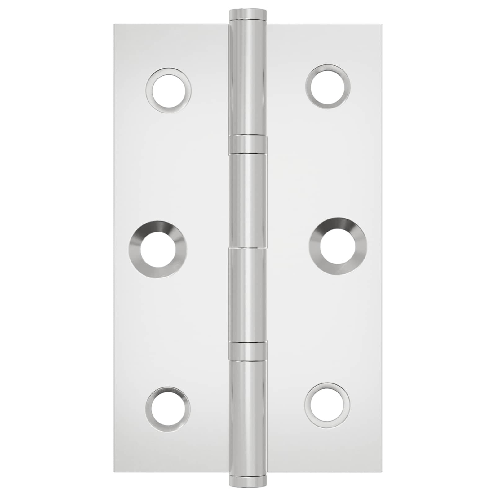vidaXL Gångjärn Enfärgad 12 st Silver 58 x 35 x 1 mm Stål