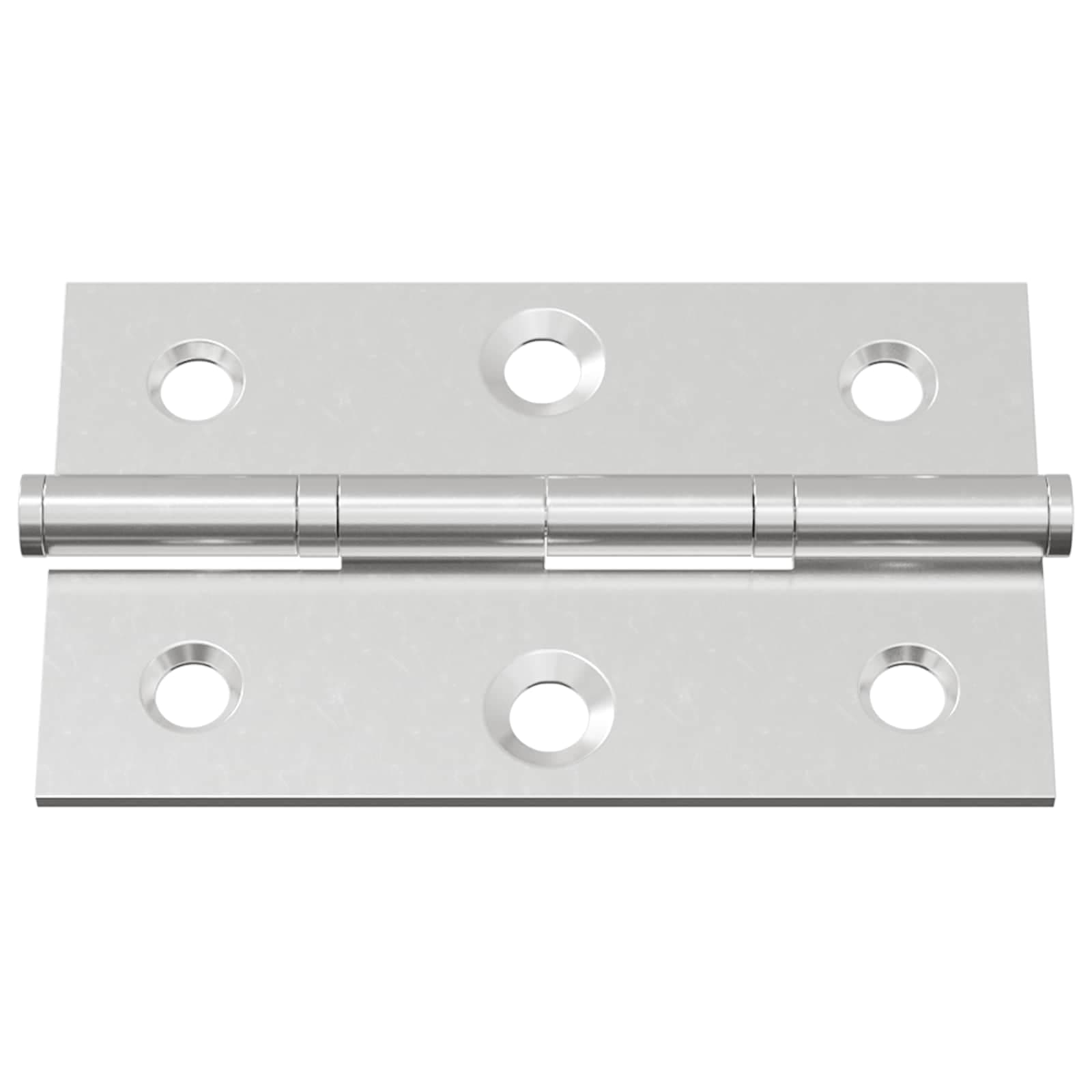vidaXL Gångjärn Enfärgad 12 st Silver 58 x 35 x 1 mm Stål