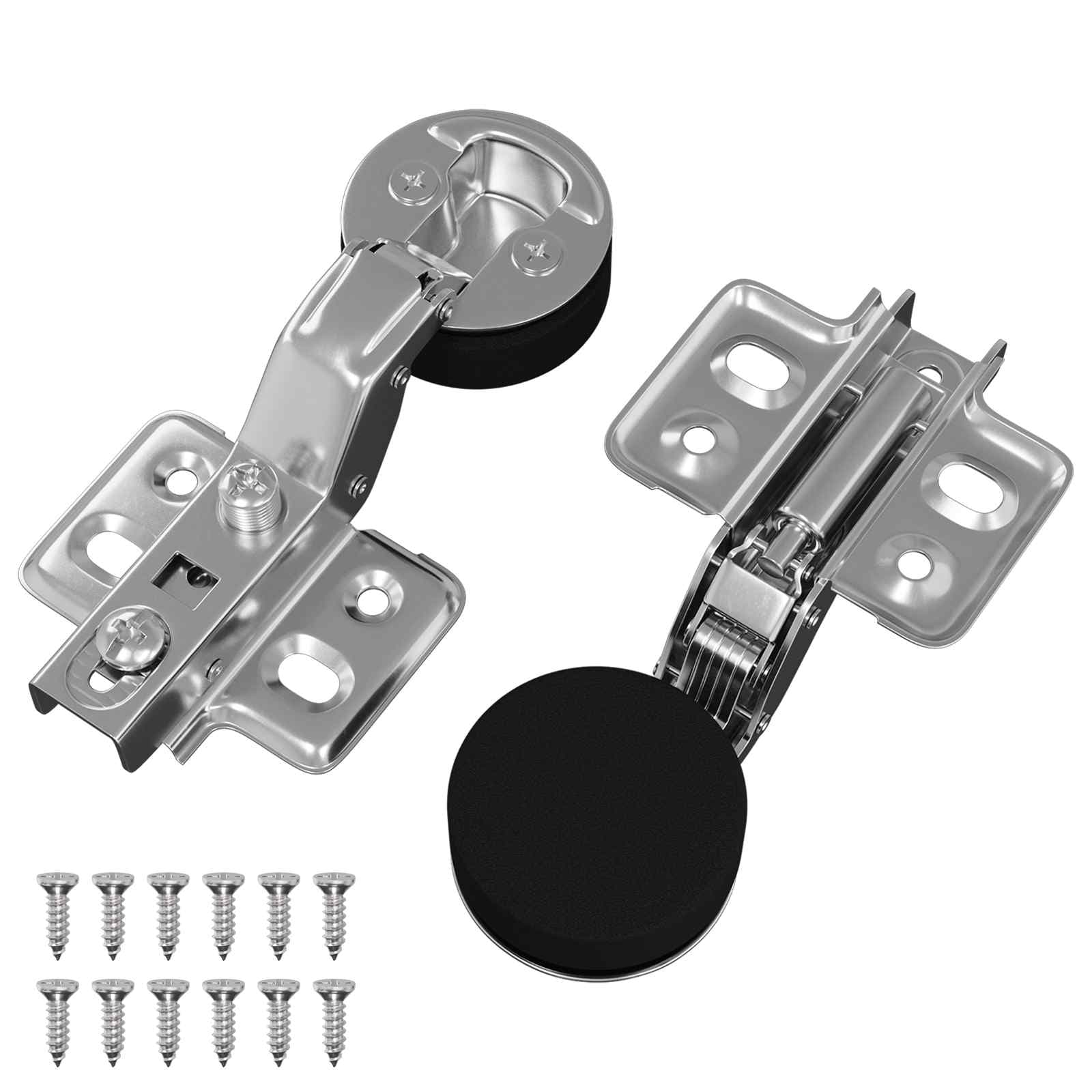 vidaXL Gångjärn 2 st Silver 35 mm Järn