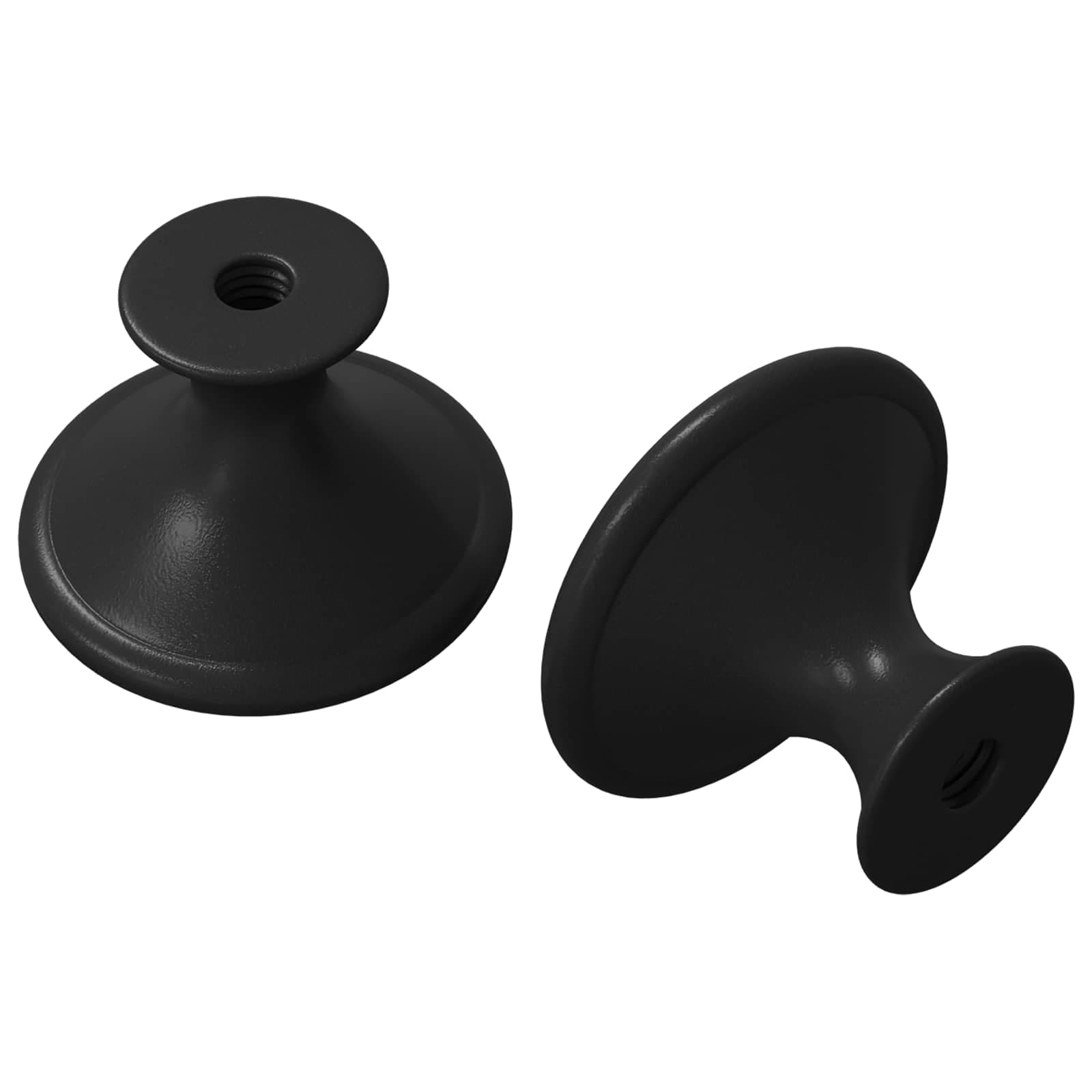 vidaXL Handtag 2 st Svart Ø30 mm Aluminium