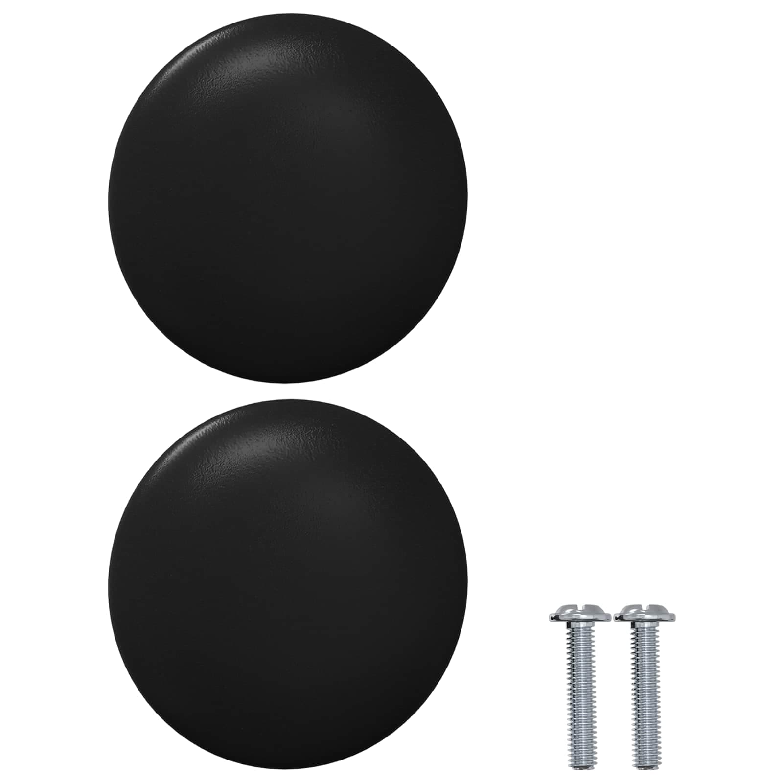 vidaXL Handtag 2 st Svart Ø30 mm Aluminium