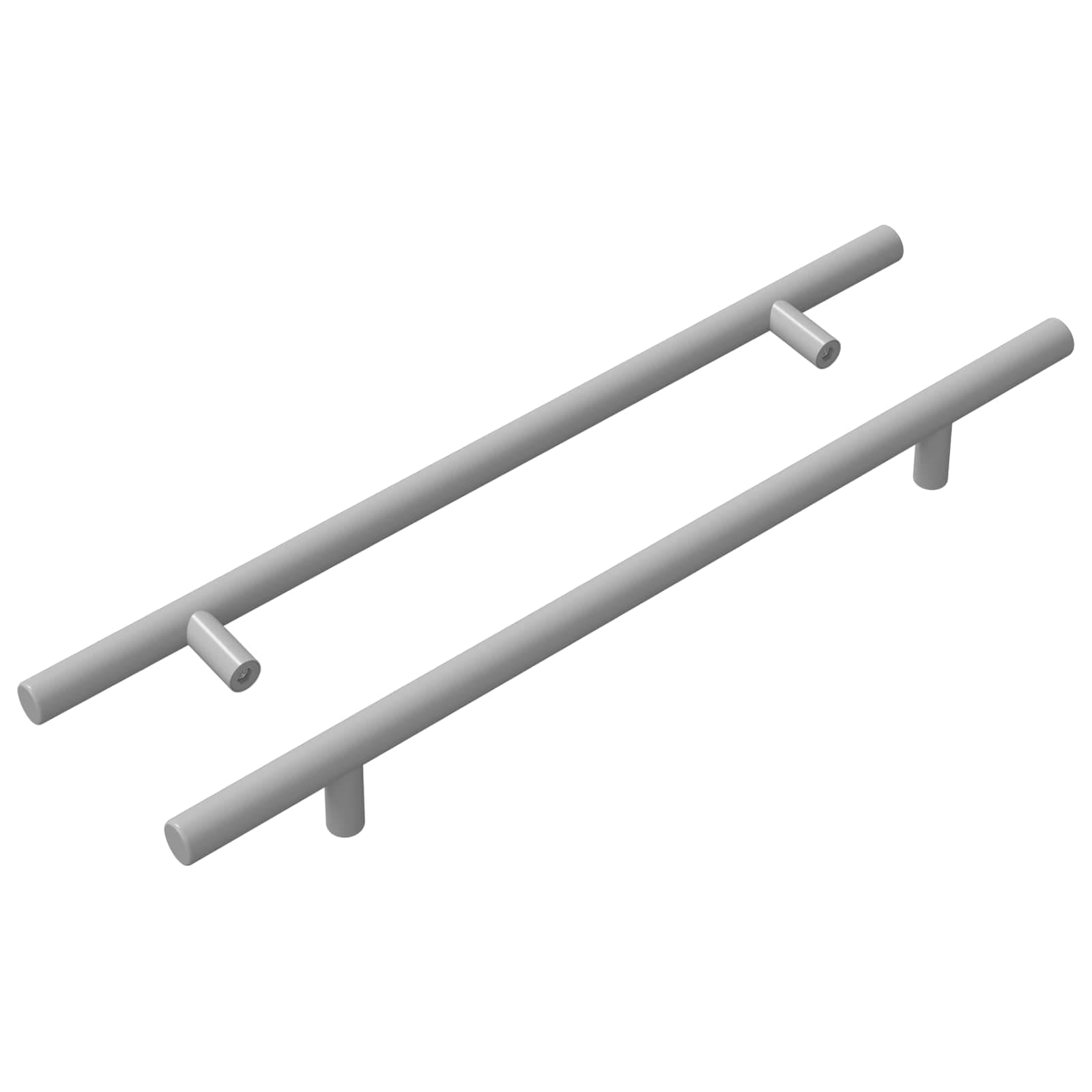 vidaXL Skåphandtag 2 st Silver 300 mm Rostfritt stål