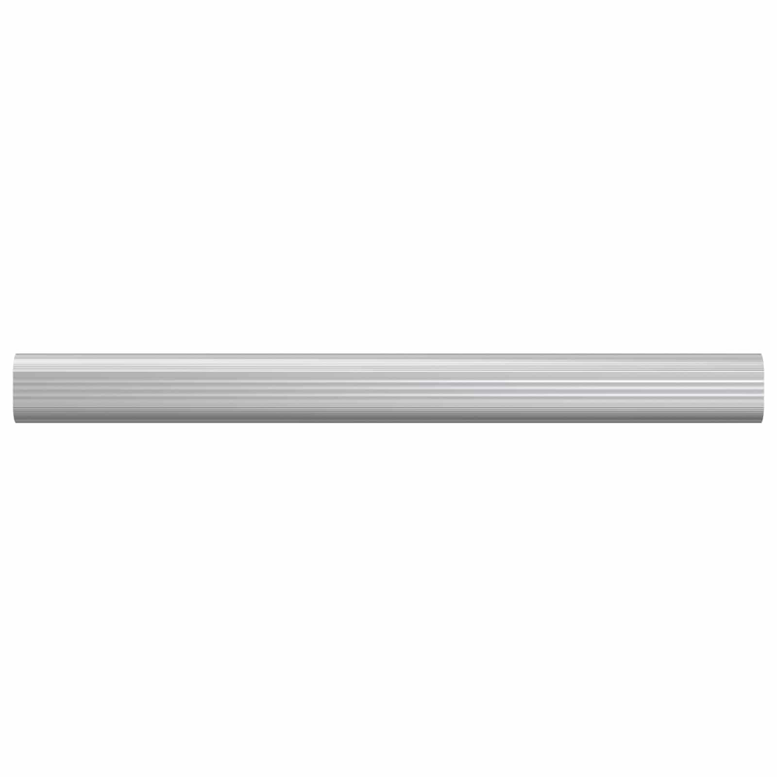 vidaXL Klädstång 2 st Silver 316 x 15 x 29 mm Aluminiumlegering